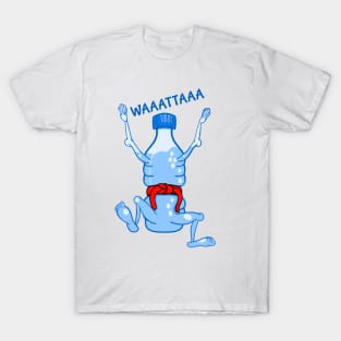 Funny Water Bottle Karate Attack T-Shirt